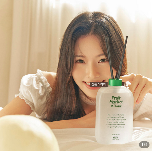 에이로마 후르츠마켓 디퓨저 550ml 2개입 선물세트 스윗어바이트