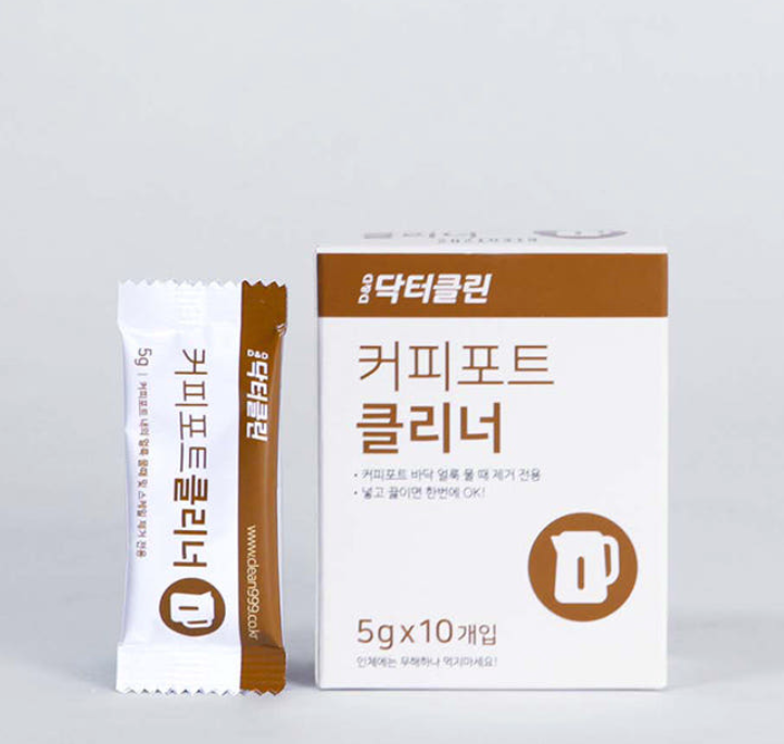 닥터클린 커피포트 세척 클리너 1박스 (10개입)