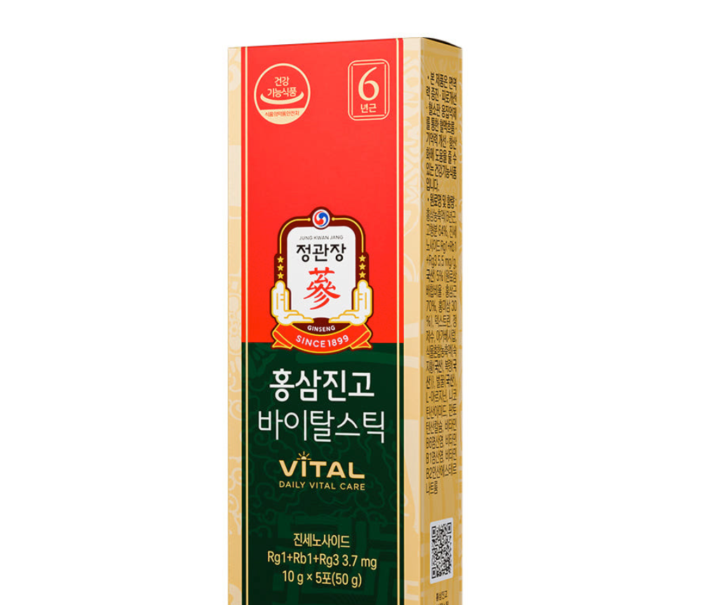 정관장 홍삼진고 바이탈스틱 10g 30포
