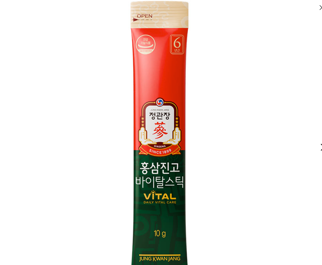 정관장 홍삼진고 바이탈스틱 10g 30포