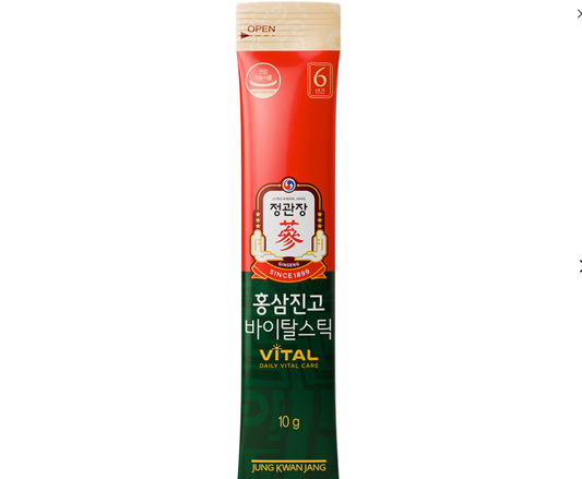 정관장 홍삼진고 바이탈스틱 10g 30포